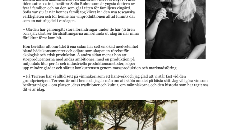 ​Generationsskifte i vingården – Sofias stund är här