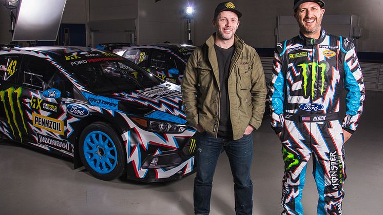 Fahrer Ken Block und Andreas Bakkerud