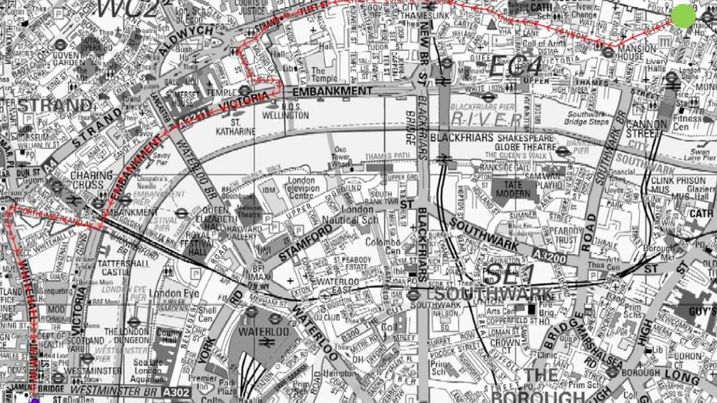 13 Jan protest route