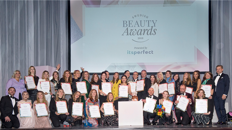Kosmetik- och hygienföretagen presenterar vinnarna i Swedish Beauty Awards 2019!