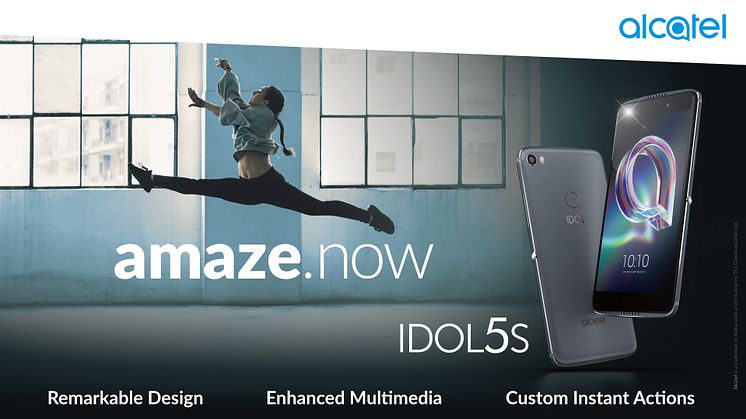 Ny Alcatel Idol5-serie lanseras nu – först ut är Idol 5S  