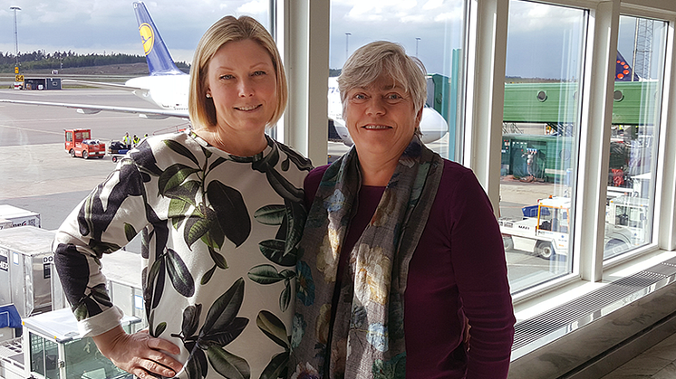 Projektledare Therese Lundström och franchiseledare Elisabet Abrahamsson.