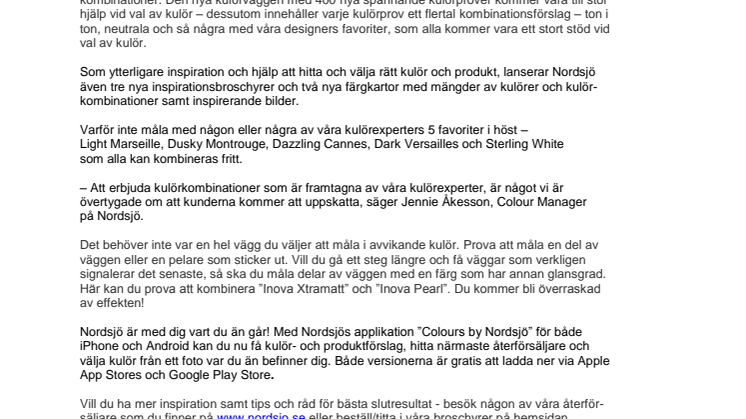 Färgfest med Nordsjö