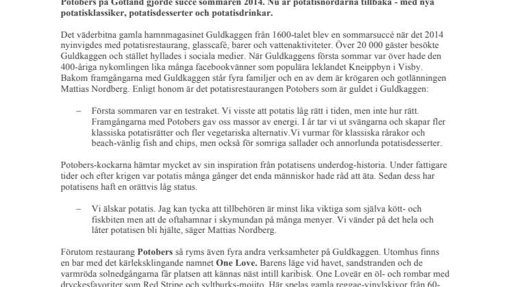 Potatisnördar gör succé