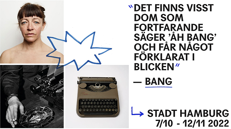Monologen ”Bang – efter texter av Barbro Alving” får premiär på Stadt Hamburg 7 oktober. Foto: Johan Sundell
