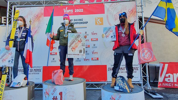 Dampallen under VM i speedski 2022