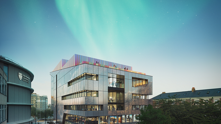 An additional artist's impression of the NESST building at Northumbria University