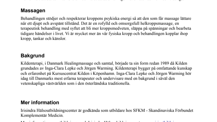 Första certifieringen i Sverige