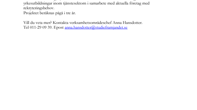 Studiefrämjandet i Östergötland i nytt ESF-projekt