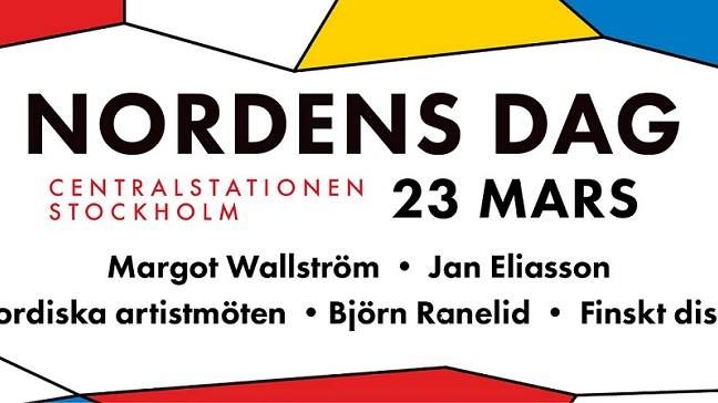 Nordens dag firas på Stockholms Centralstation den 23 mars.