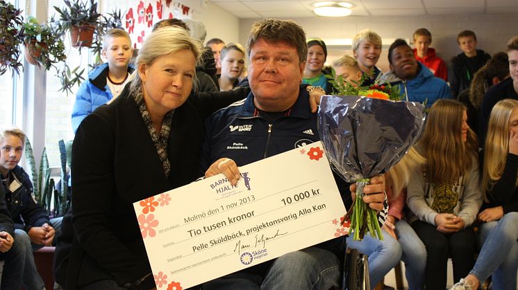 Pelle Sköldbäck, fritidspedagog och projektansvarig för Alla Kan, Landskrona