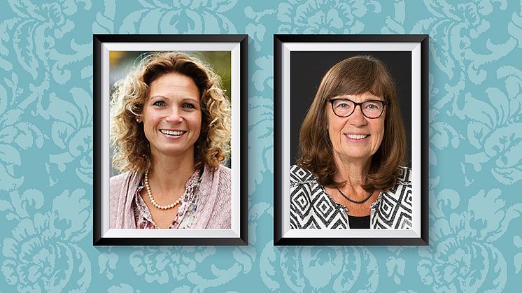 Högre särskilt stipendium har tilldelats professor Pernilla Nilsson (t.v) och professor Ingrid Carlgren (t.h) 