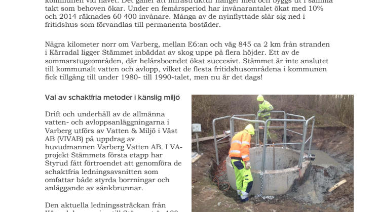 Schaktfritt skonar laxöringen i Nisebäcken