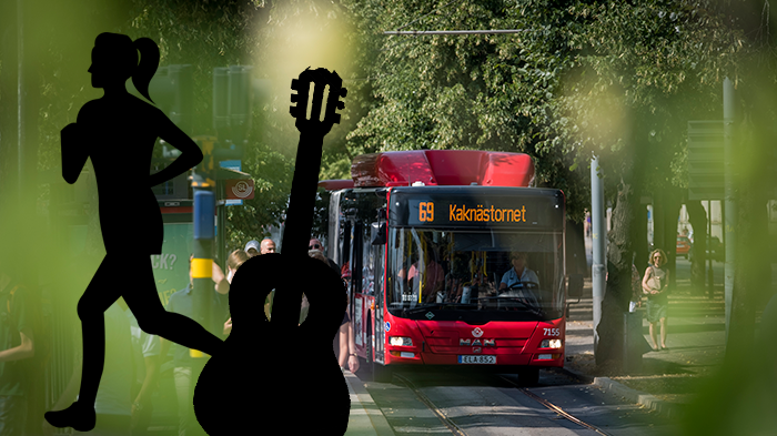 Späckad evenemangshelg påverkar innerstadsbussarna