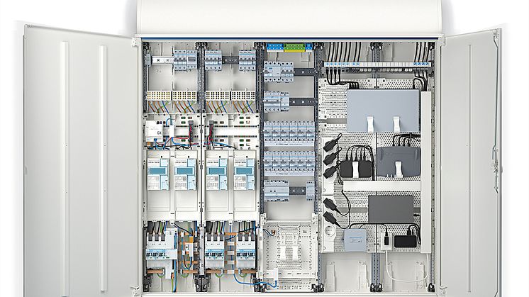 Die neue, verbesserte Technikzentrale von Hager