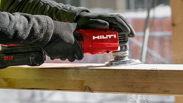 Hilti SMT 6-22 multiverktyg med fokus på användaren, ergonomi och effektivitet.