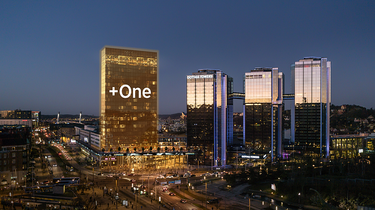 Skissbild på Svenska Mässan och Gothia Towers.