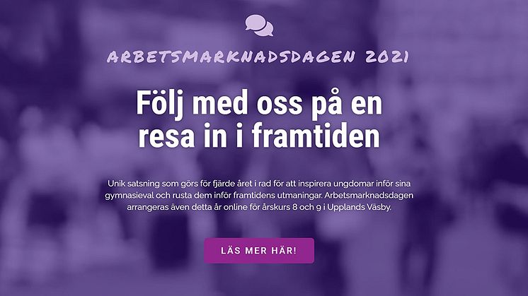 Arbetsmarknadsdagen digital även i år