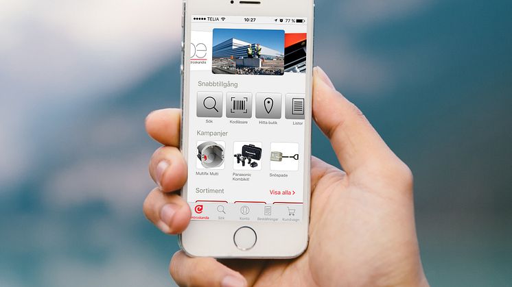 Elektroskandia lanserar ny mobilapp