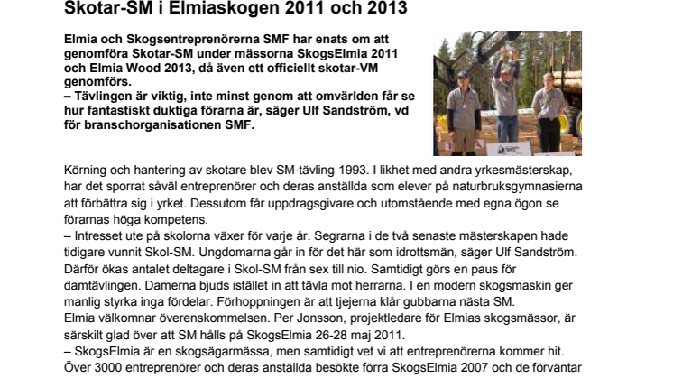 Skotar-SM i Elmiaskogen 2011 och 2013