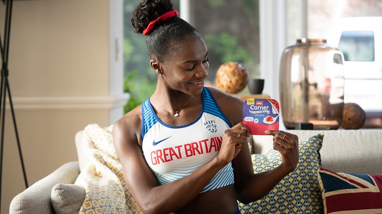 Müller Corner TV advert - Dina Asher-Smith