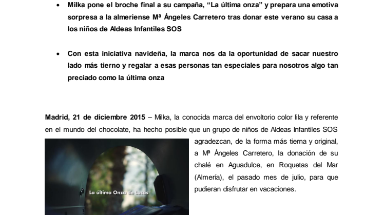 La Última Onza de Lucas