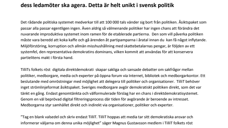 DDD en ny allians i svensk politik