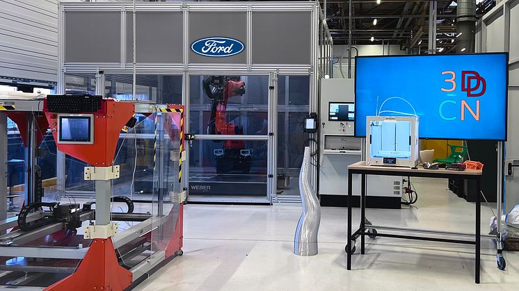 Ford åpner senter for 3D-printing for å bidra til produksjonen av deres første elbil i Europa 
