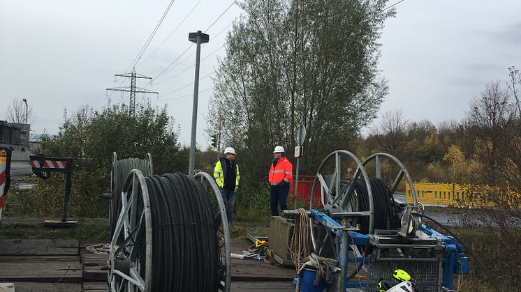 Seilzugarbeiten 110-kV-Lehrte Hänigsen