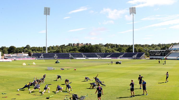 The England U19s during training this summer. Photo: Getty Images