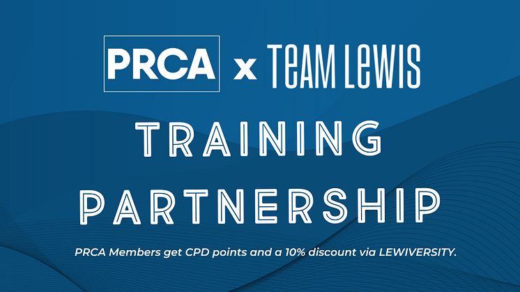 New partnership with TEAM LEWIS provides PRCA members discounted access to training platform