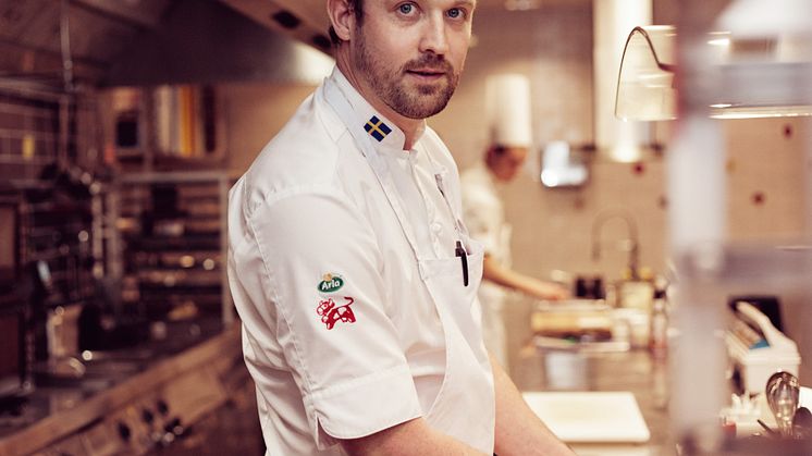 Svenska Bocuse d´Or-stjärnan laddar i Stockholmsmässans tävlingskök