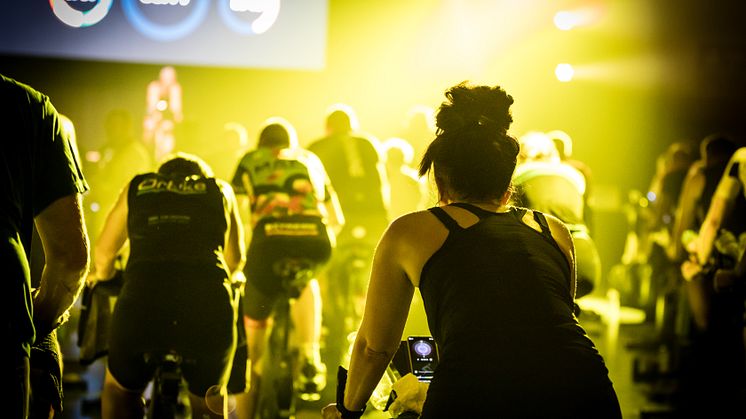 The Intelligent Cycling player in action at ØrBike