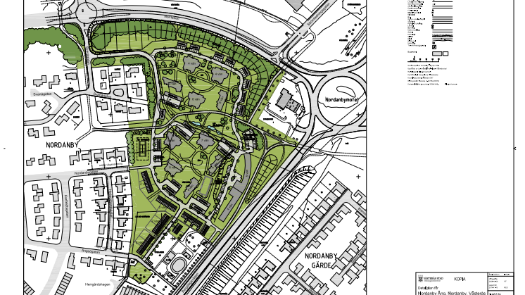 Aroseken och Mimer skapar nytt bostadsområde på Nordanby Äng  