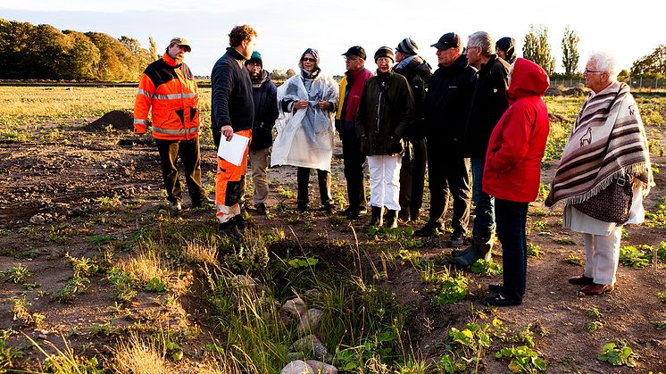 Flintans fantastiska värld – arkeologiafton vid utgrävningen i Södra Sallerup