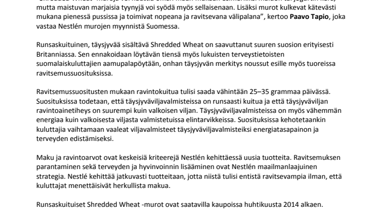 Uudenlainen marjainen tyynymuro on maistuvaa täysjyvää