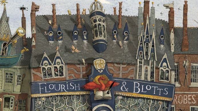 Illustrasjon fra Harry Potter og de vises stein, illustrert utgave. Illustrasjon: Jim Kay