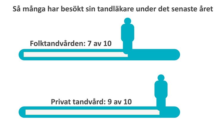 SKI 2019 tandläkarbesök senaste året