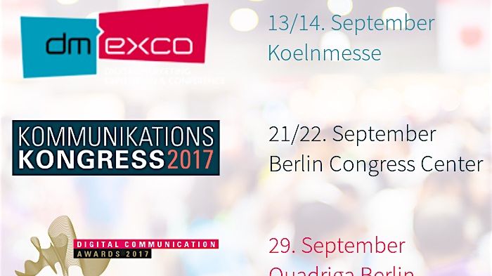 Treffen Sie uns im September face to face