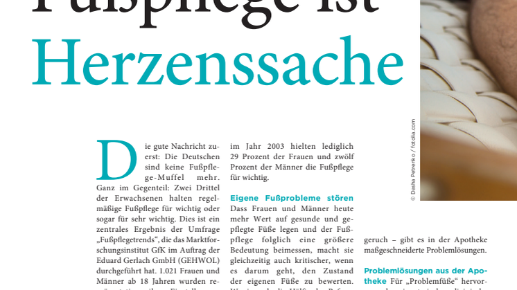 Fußpflege ist Herzenssache