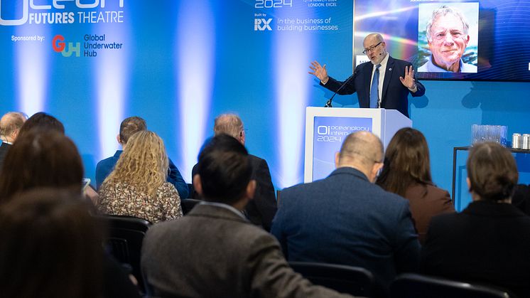 Oi24 - Dr Rick Spinrad gives the opening keynote presentation at the Ocean Futures Theatre