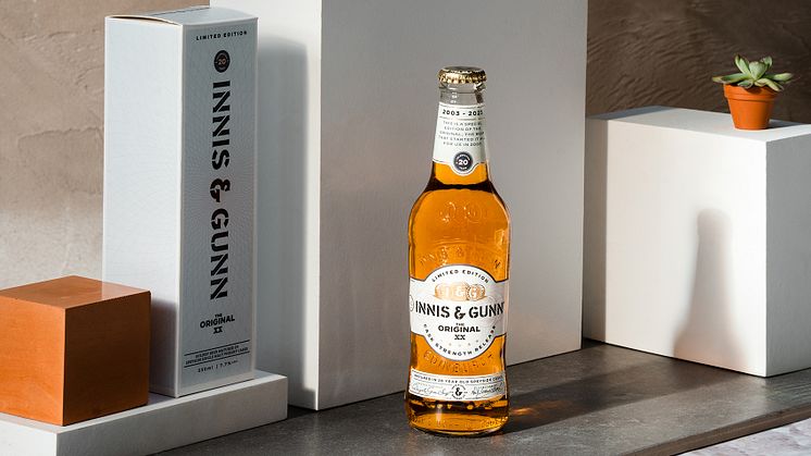 Skotska Innis & Gunn fyller 20 år och lanserar fatlagrad jubileumsöl "The Original: XX Edition"