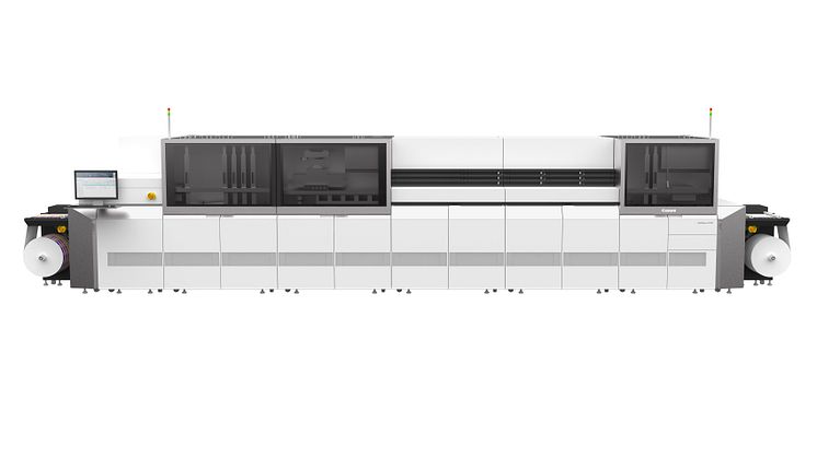Canon LabelStream LS2000 har nyutviklede Canon-skriverhoder og vannbasert polymerblekk, samt trykker i opptil 340 mm bredde.