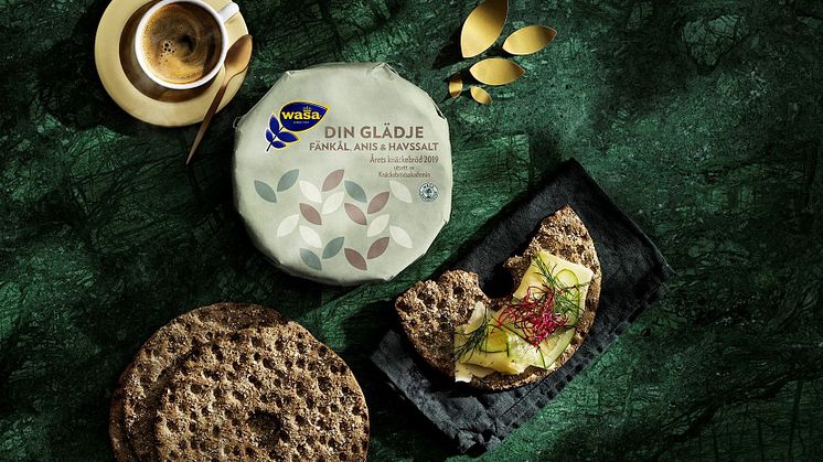 Din Glädje. Utsett till årets knäckebröd 2019 av knäckebrödsakademin.
