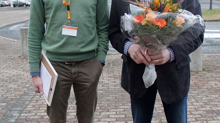 Per och Tore Larsson från Kårtorp blev Årets Vallmästare 2018. (Foto: Ann Christin Olsson)
