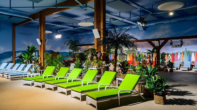 En jordbruksfastighet i tyska Nutzwedel har omvandlats till Maui paradis och hela sju solsystem från Sunwell levererar kraftfull solljusterapi