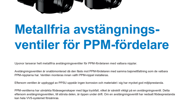 Nyhet Avstängningsventil för PPM-fördelare.pdf