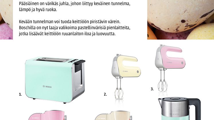 Pastelliväreillä iloa keittiöön