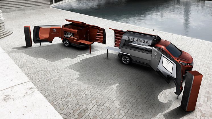Peugeot Foodtruck - lejonet lanserar en fransk bistro