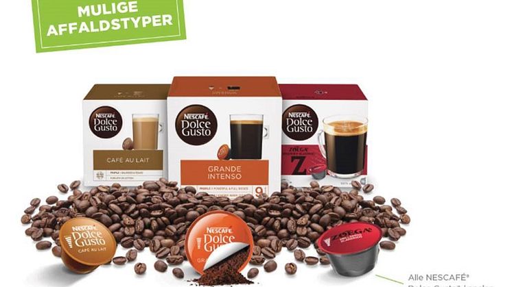 Nu kan de avancerede kapsler fra NESCAFÉ Dolce Gusto genanvendes samtidig med, at forbrugeren gratis kan donere til et velgørende formål efter eget ønske.